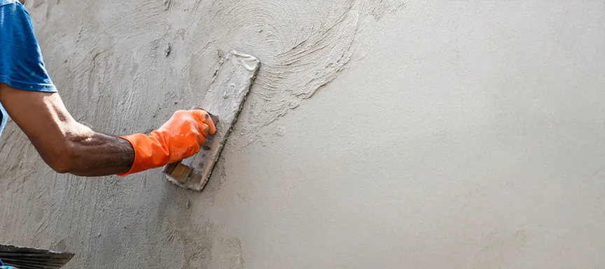 Absence of Plaster Materials on External Walls